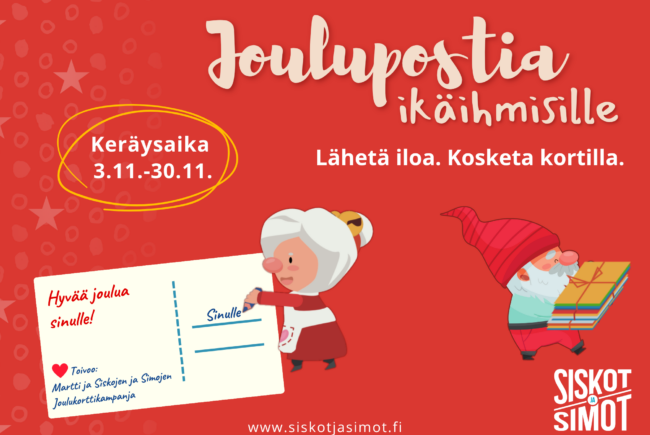 Joulupostia ikäihmisille -kampanja
