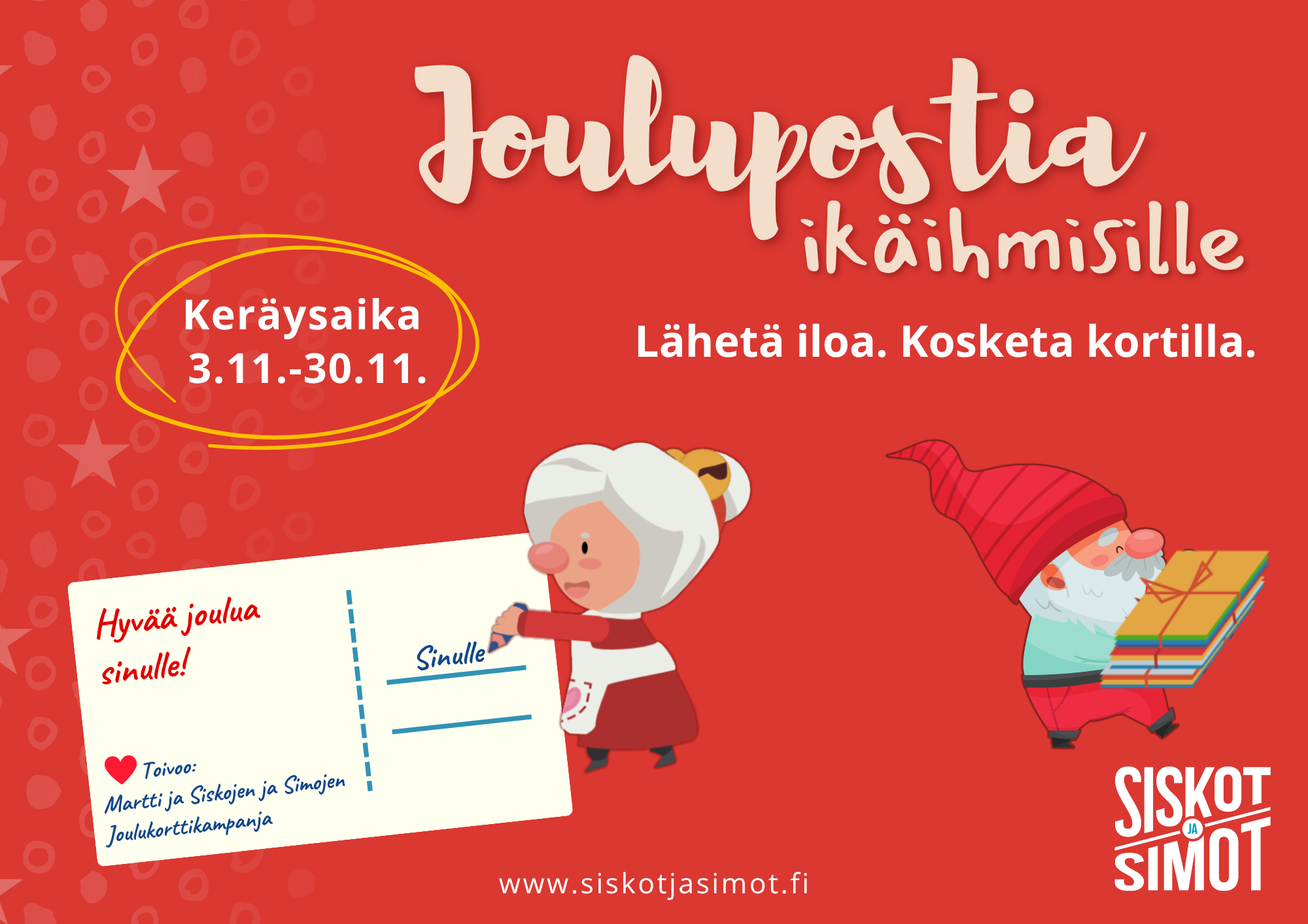 Joulupostia ikäihmisille -kampanja